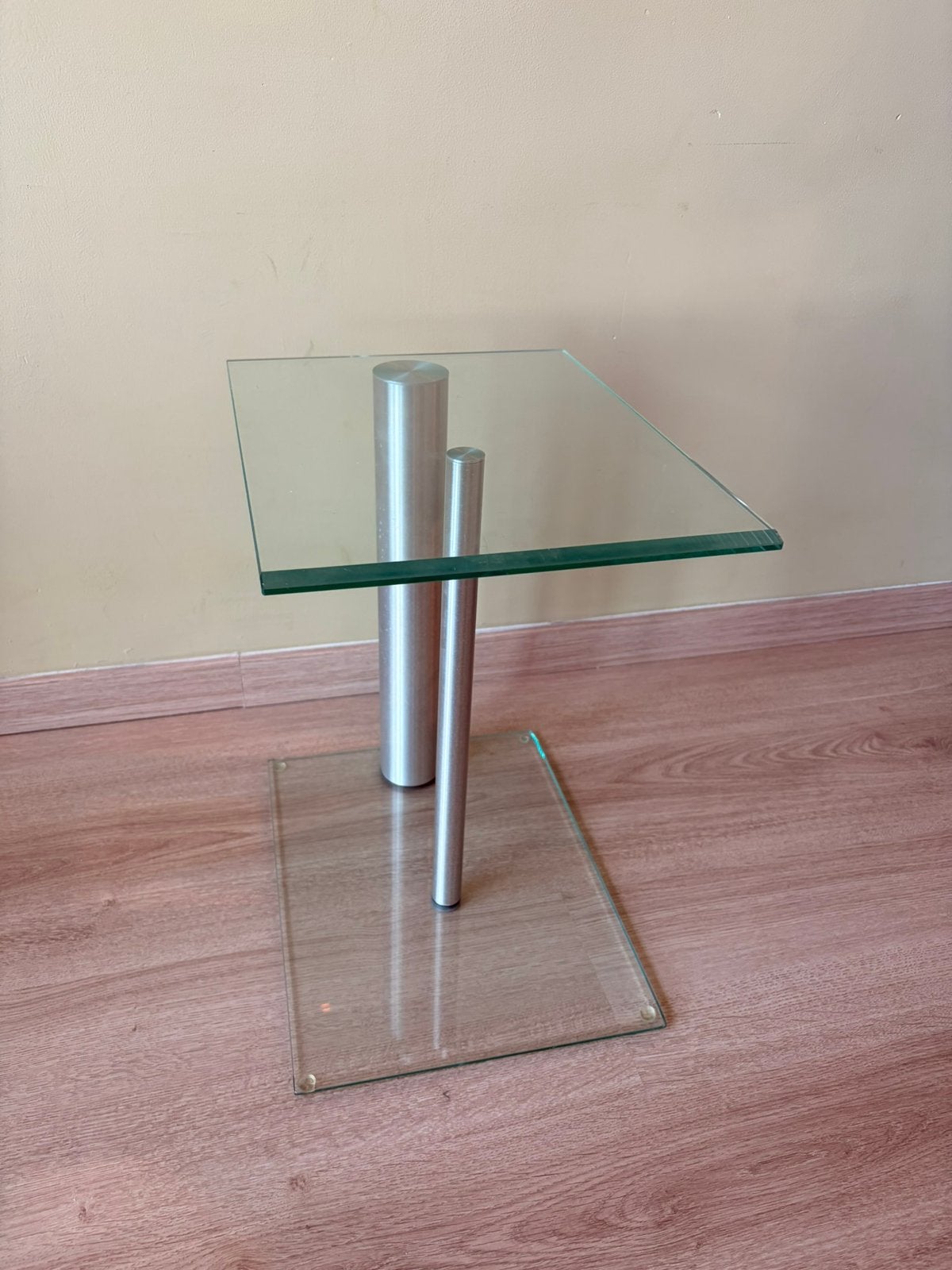 Retro bijzettafel ~ vintage, Minder dan 55 cm, Rond, Ophalen, 45 tot 60 cm