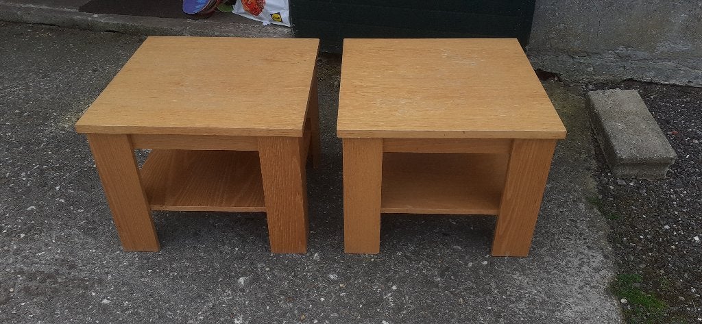 Salon+ Bijzet Tafeltjes en Kastjes, Minder dan 55 cm, Gebruikt, Rechthoekig, Hout