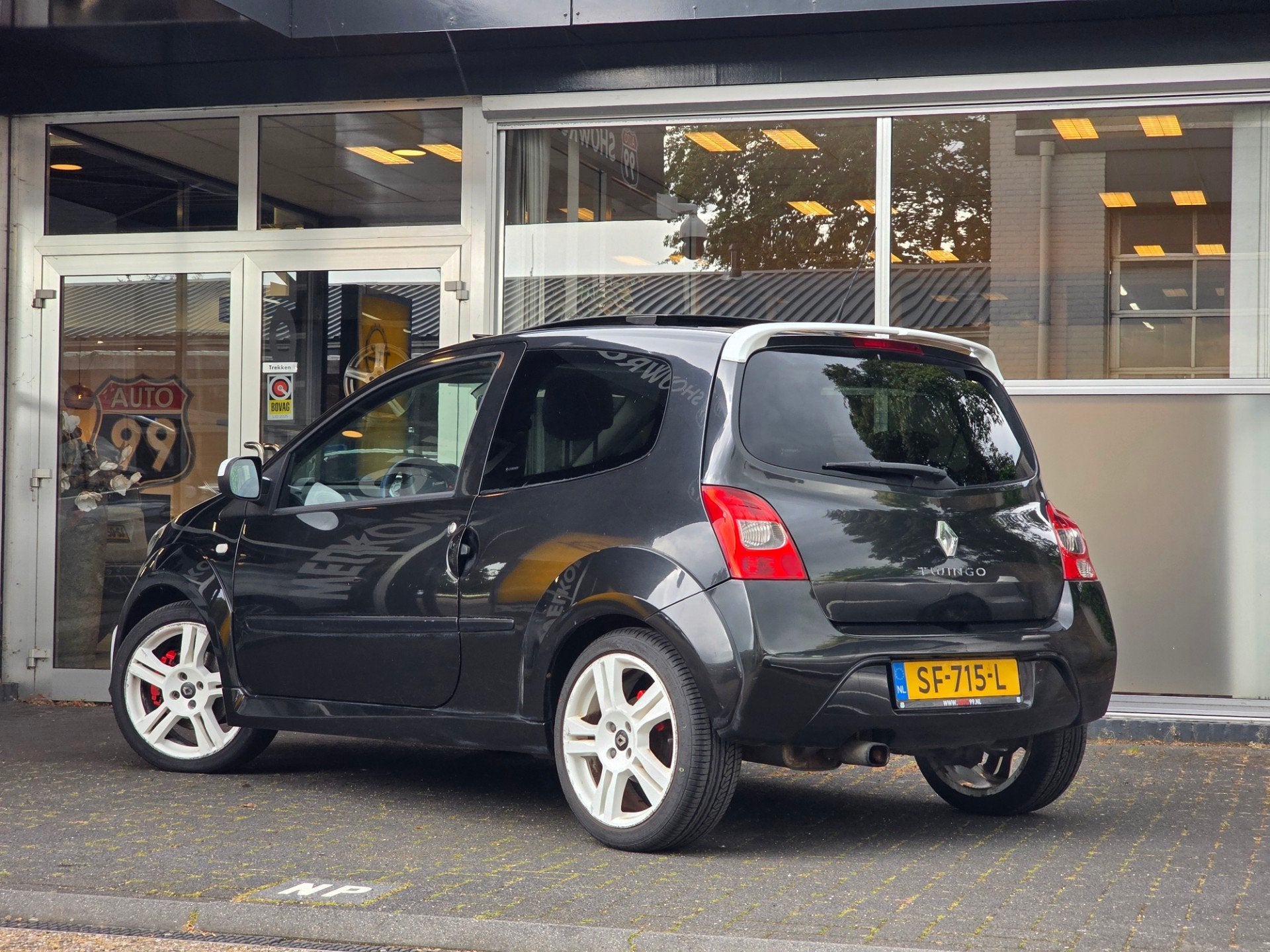 Renault Twingo 1.6 16V RS Gordini PANO / AIRCO / 130PK, Voorwielaandrijving, Twingo, Zwart, 4 cilinders