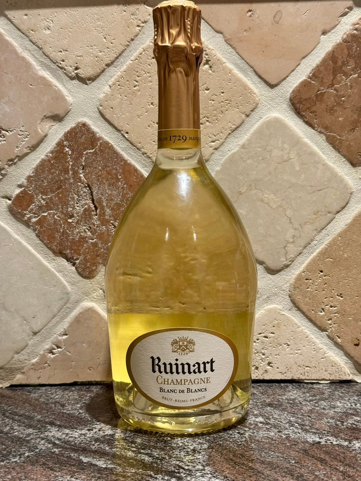 Ruinart Blanc de Blanc 1stk, Verzamelen, Ophalen of Verzenden, Zo goed als nieuw, Frankrijk