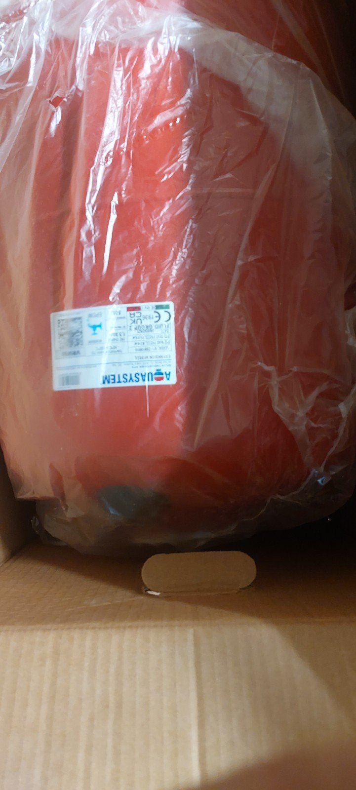 Expansievat 50 liter - Aquasystem, Ophalen, Minder dan 30 cm, Overige typen, Nieuw