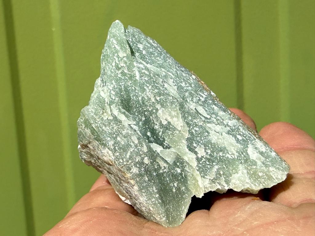 De enige echte ruwe groene Jade uit Myanmar mineralen, Ophalen of Verzenden, Mineraal