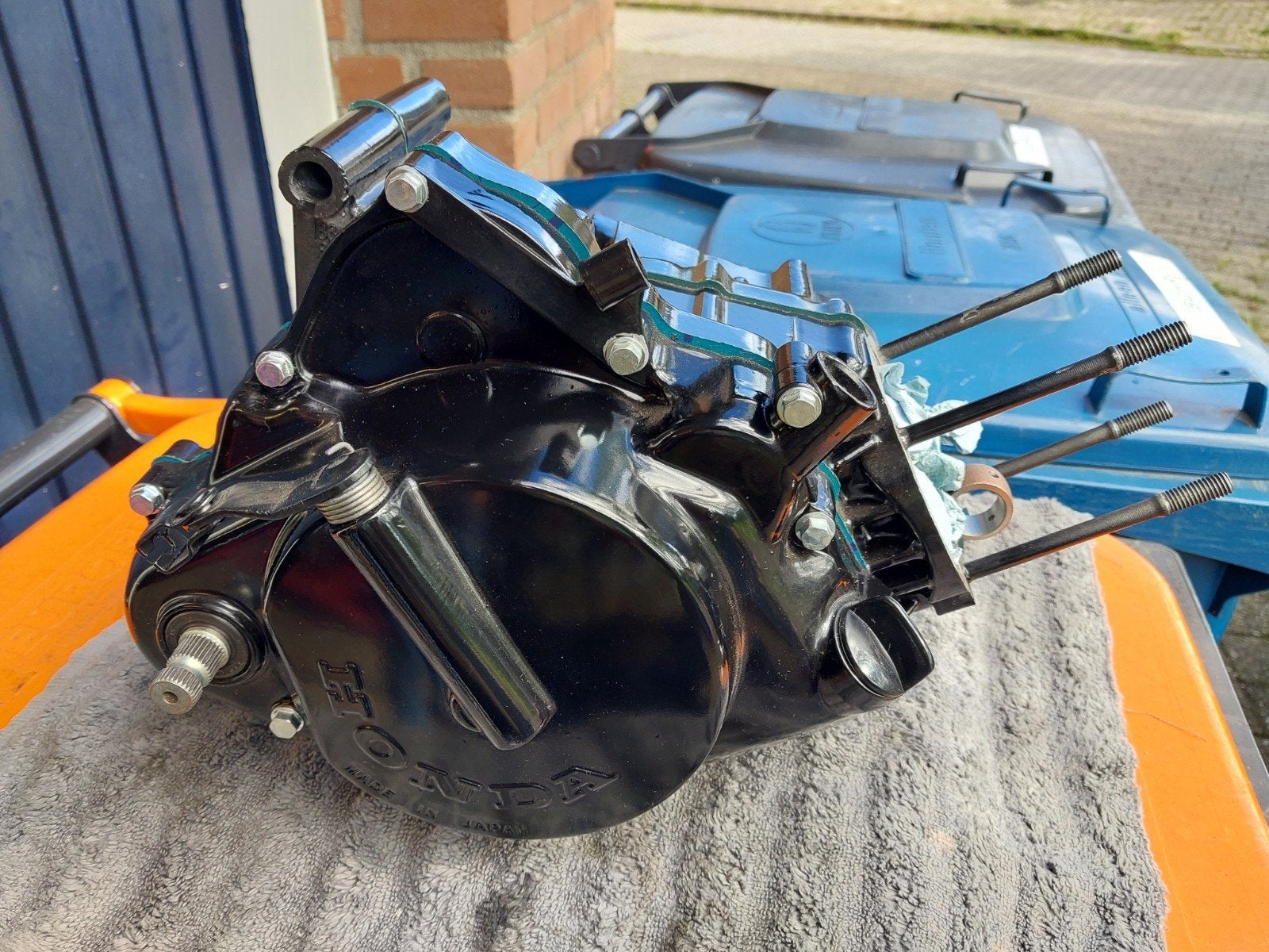 Honda motorblok mt8, Ophalen, Gereviseerd