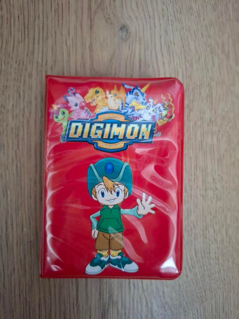 Vintage Digimon Kaarten Mapje 1999 - Zeldzaam Verzamelobject, Ophalen of Verzenden, Gebruikt, Bandai