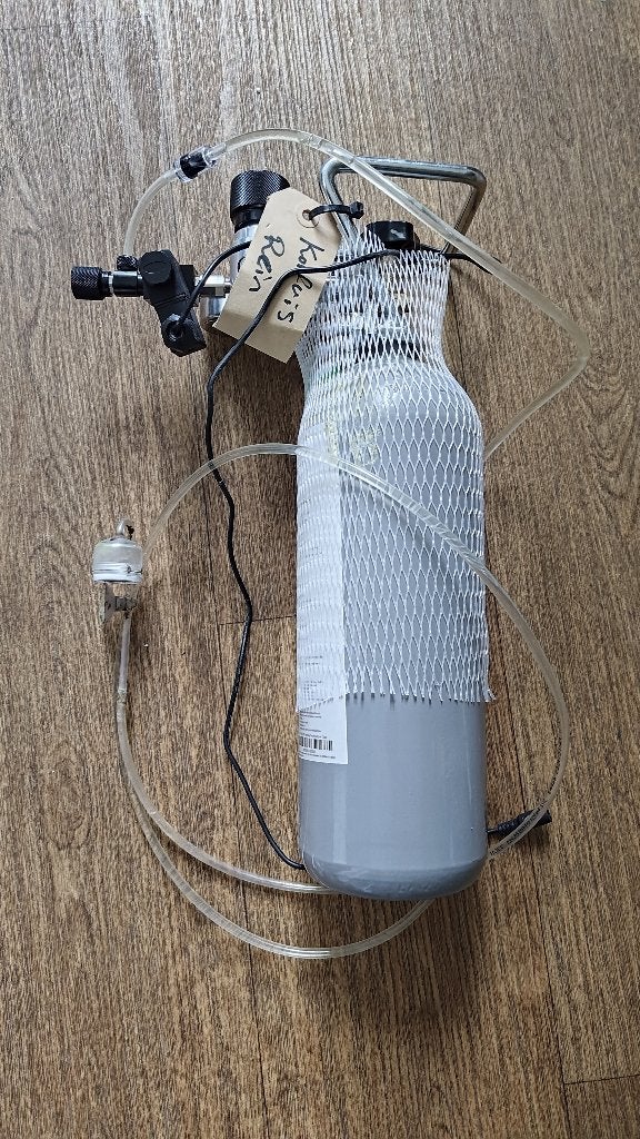 Aqua-noa co2 fles 2kg, Ophalen, Zo goed als nieuw, CO₂-systeem, Overige merken