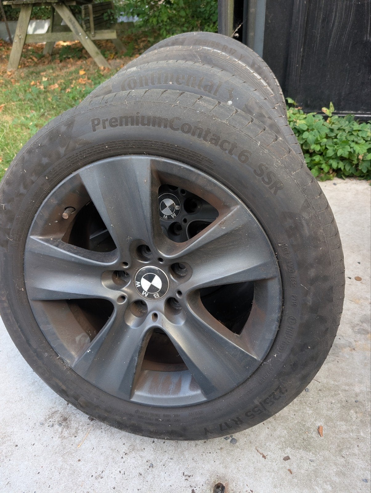 BMW velgen met Continental PremiumContact 6 SSR banden, Gebruikt, Banden en Velgen, 17 inch, Ophalen of Verzenden