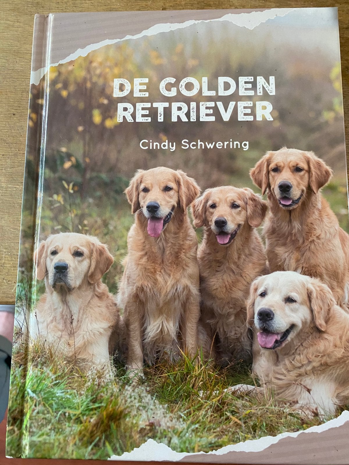 Z.g.a.n. boek De Golden Retriever- Cindy Schwering, Ophalen, Zo goed als nieuw, Honden