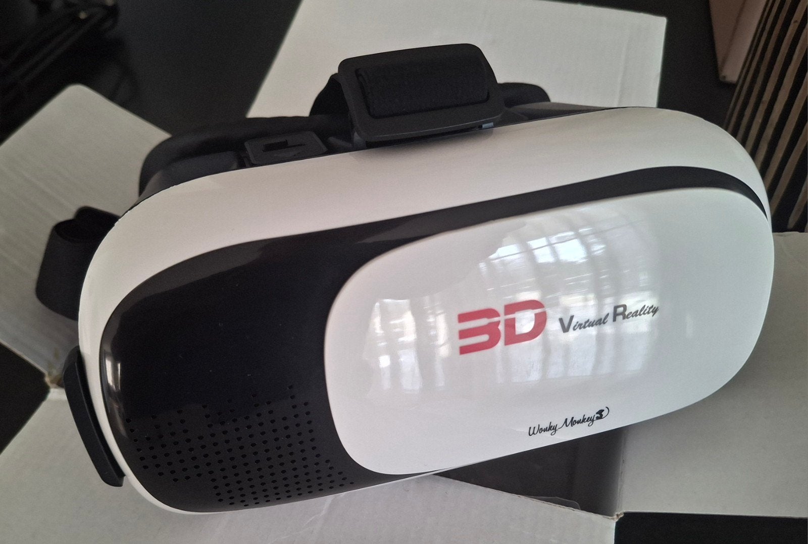 Wooky Monkey VR Bril voor Smartphone - Virtual Reality, Ophalen of Verzenden, Zo goed als nieuw, VR-bril, Telefoon