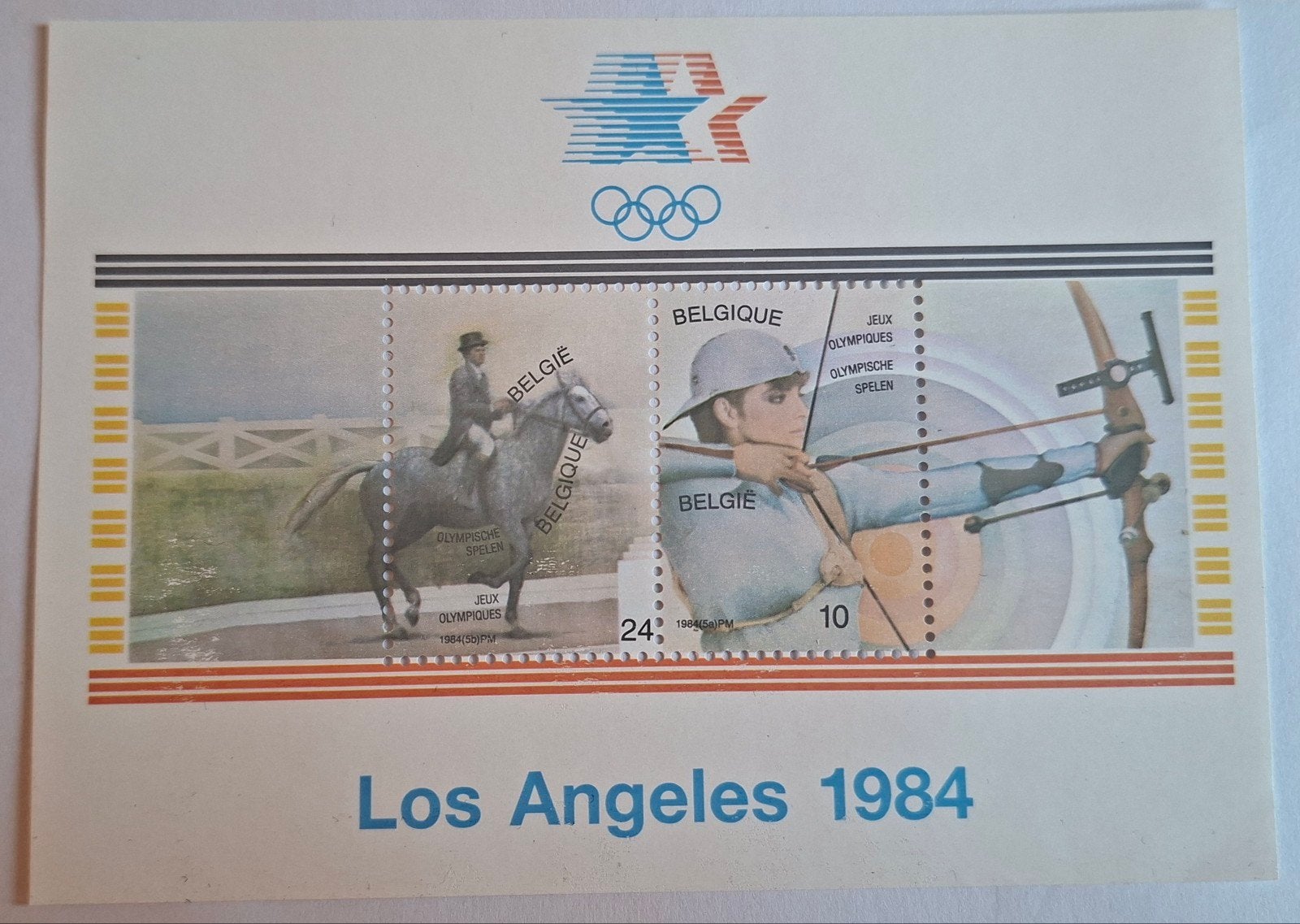 Olympische Spelen Los Angeles 1984. Diverse blokjes postfris, Verzenden, Sport