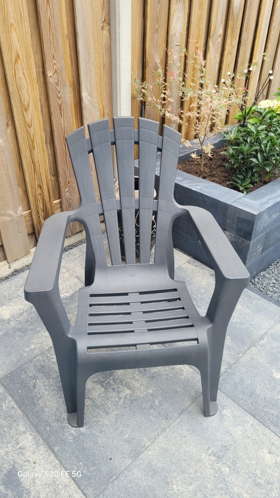 Deckchair kunststof, Ophalen, Zo goed als nieuw, Kunststof