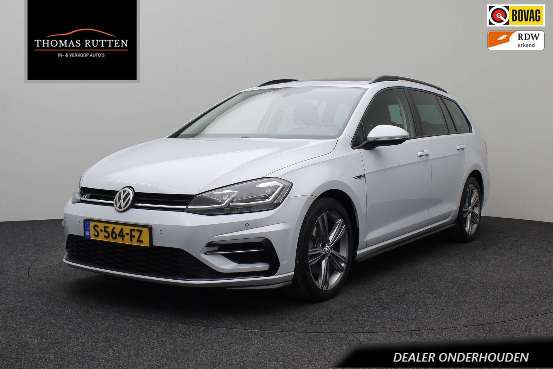 Volkswagen Golf Variant 1.5 TSI Highline Business R-Line 201, 4 cilinders, 150 pk, Wit, 690 kg