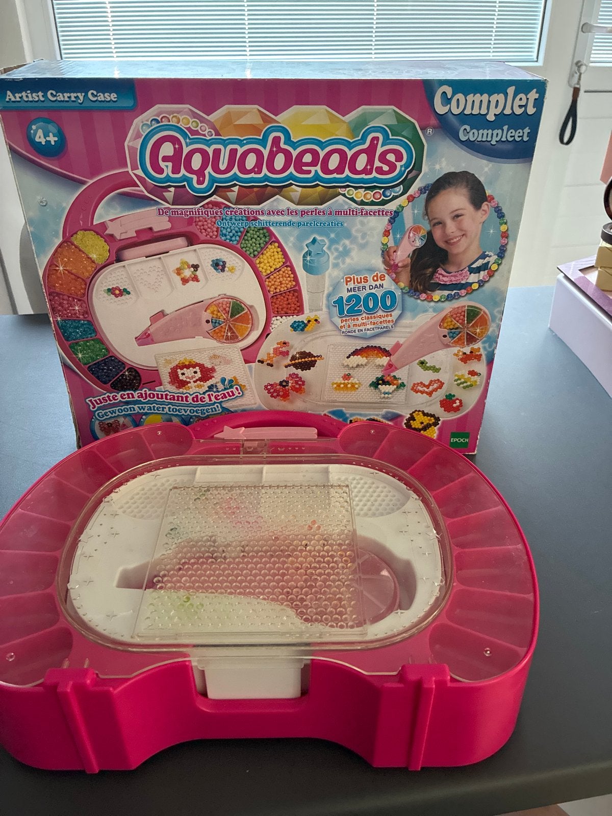 Aquabeads Artist Carry Case (zonder Aquabeads), Ophalen of Verzenden, Gebruikt, Jongen of Meisje