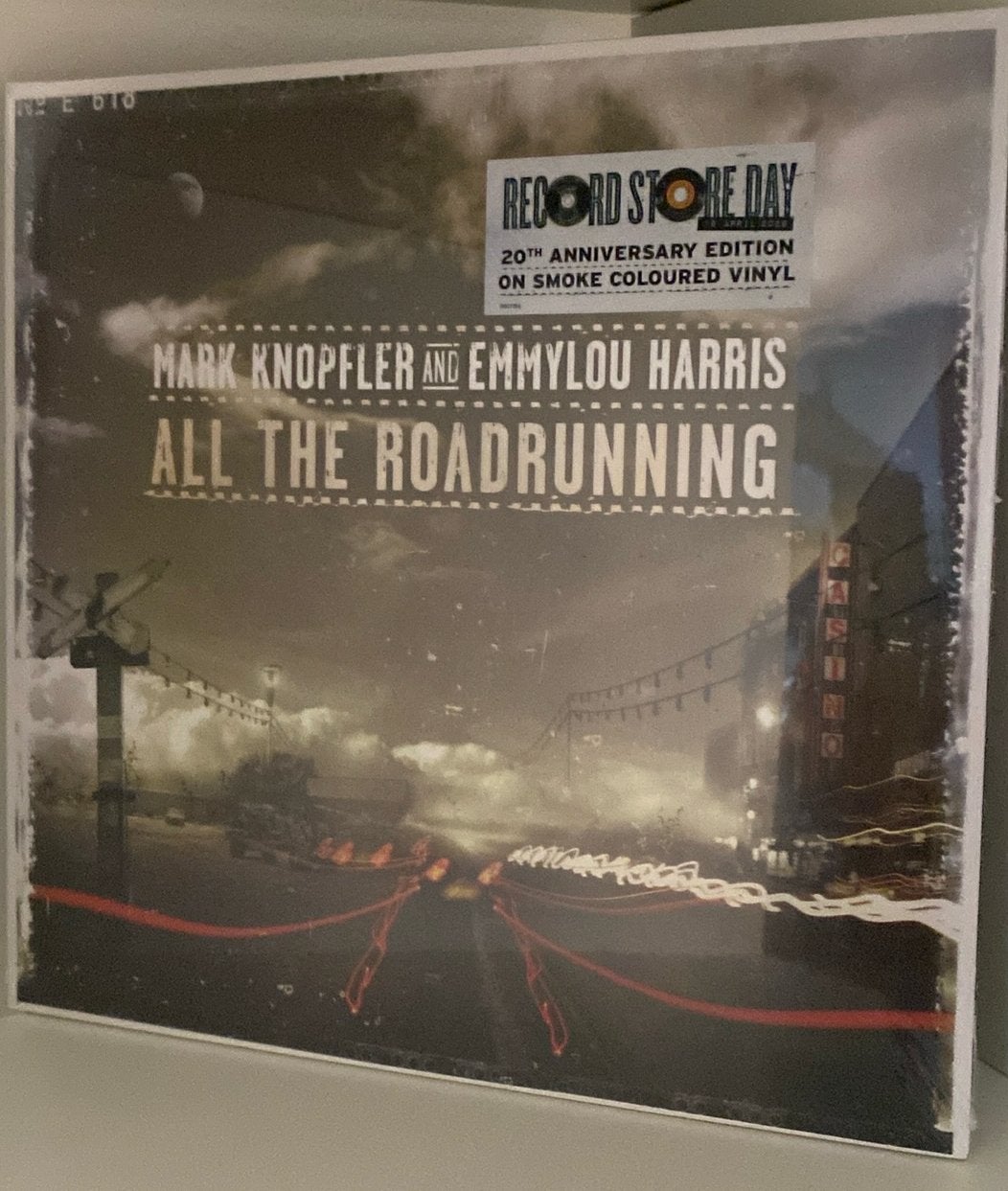 Mark Knopfler & Emmylou Harris- all the roadrunning, Ophalen of Verzenden, Zo goed als nieuw, 12 inch, Poprock