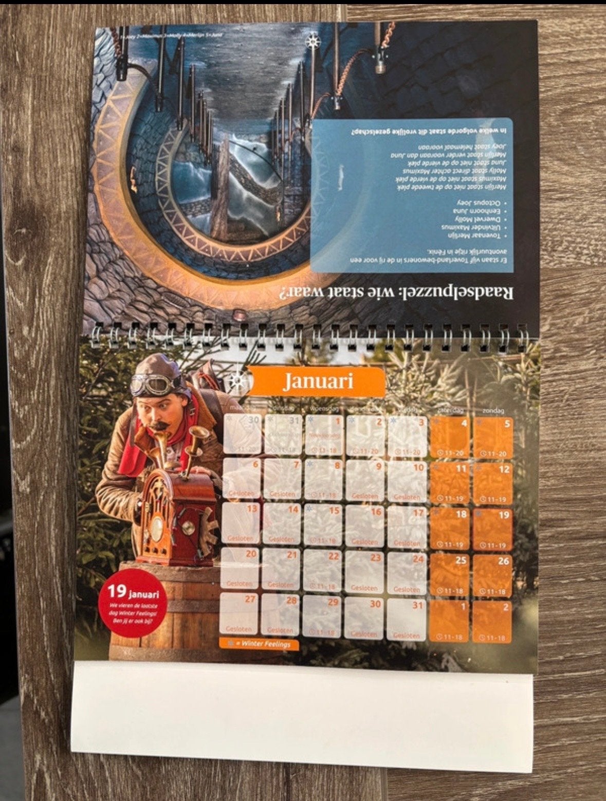 Jaarkalender 2025 Toverland, Ophalen of Verzenden, Maandkalender, Nieuw