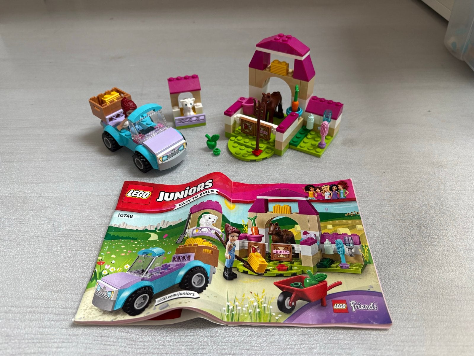 Lego Juniors 10746 Mia's Farm Koffer (mist kruiwagen), Kinderen en Baby's, Speelgoed | Duplo en Lego, Gebruikt, Lego, Friends