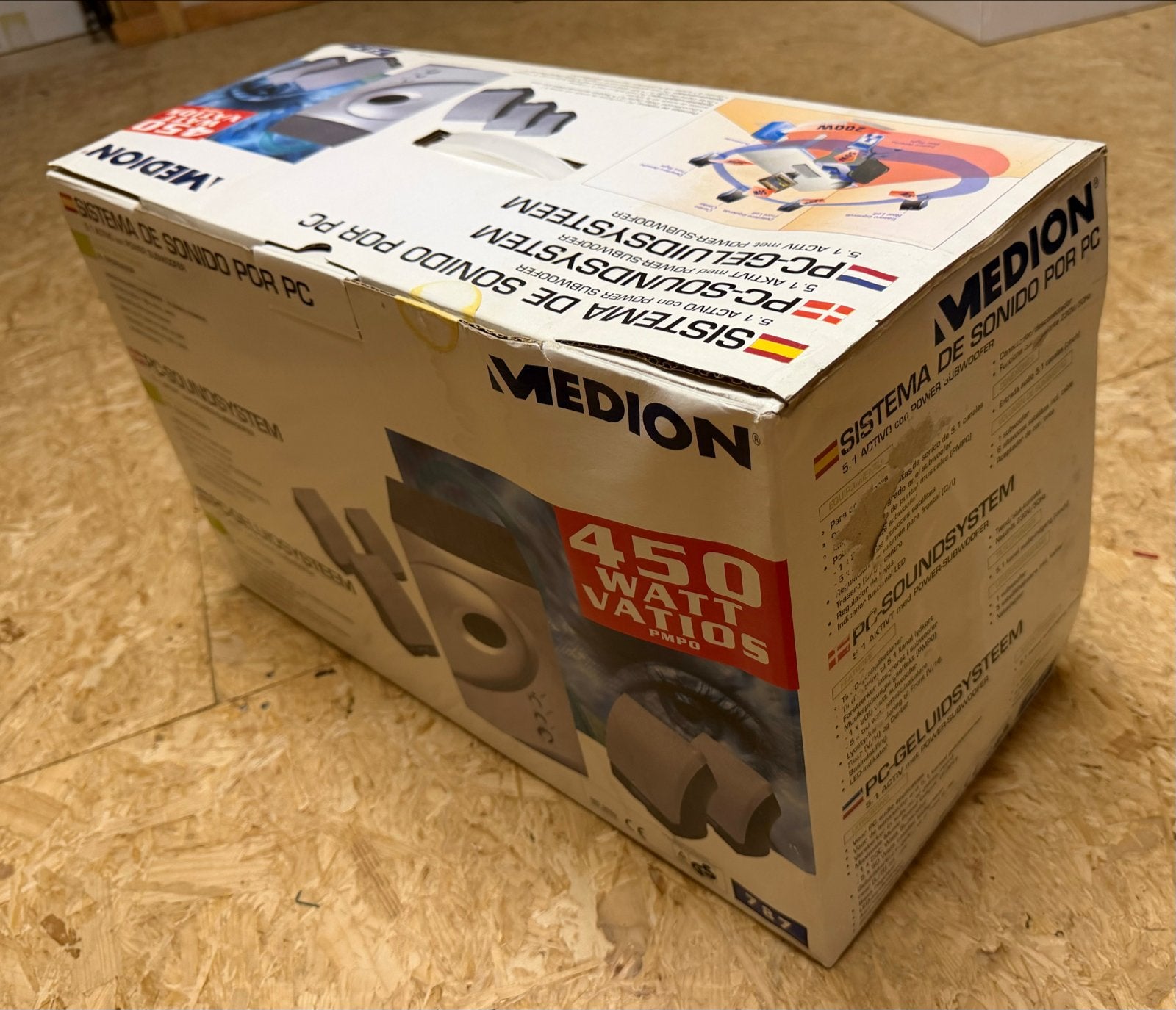 Medion PC-geluidssysteem 5.1 met subwoofer, nieuw, Ophalen of Verzenden, Nieuw, Audiokanaal 5.1