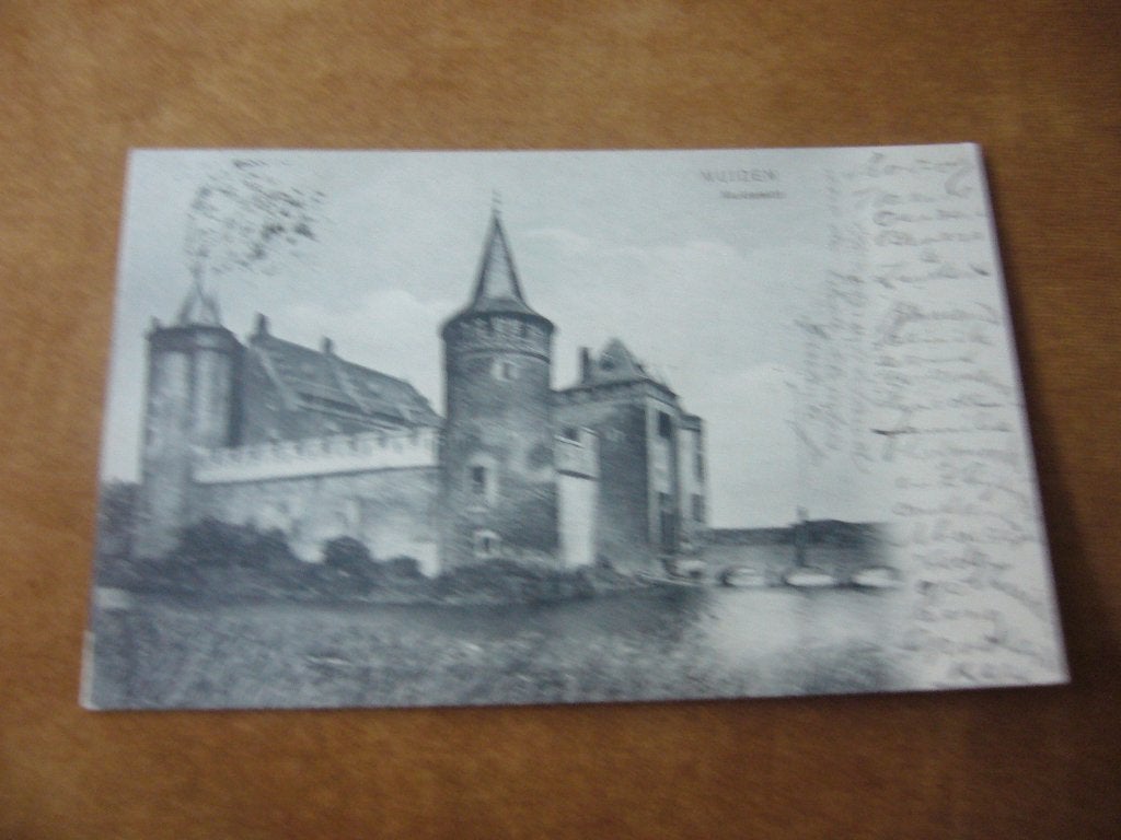 MUIDEN  =  MUIDERSLOT   BRIEFKAART  1907, Ophalen of Verzenden, 1940 tot 1960, Gelopen, Noord-Holland