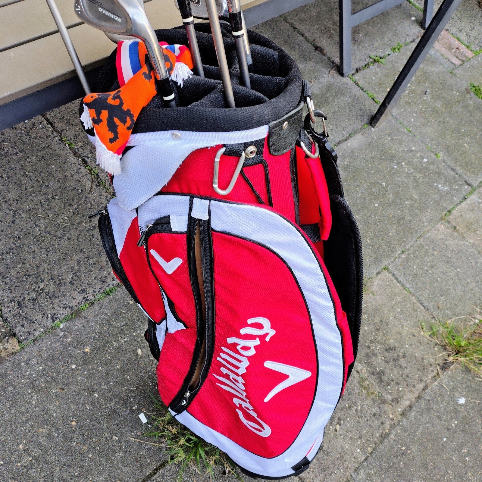Diverse golfclubs vintage  en diversen set tassen  golftas, Ophalen, Gebruikt, Set, Overige merken