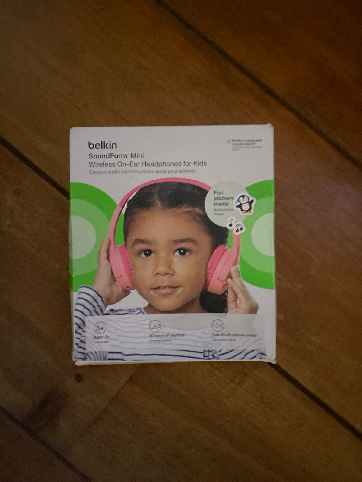 Belkin SoundForm Mini Draadloze On-Ear Koptelefoon Kids, Audio, Tv en Foto, Koptelefoons, Bluetooth, Roze, Nieuw, On-ear