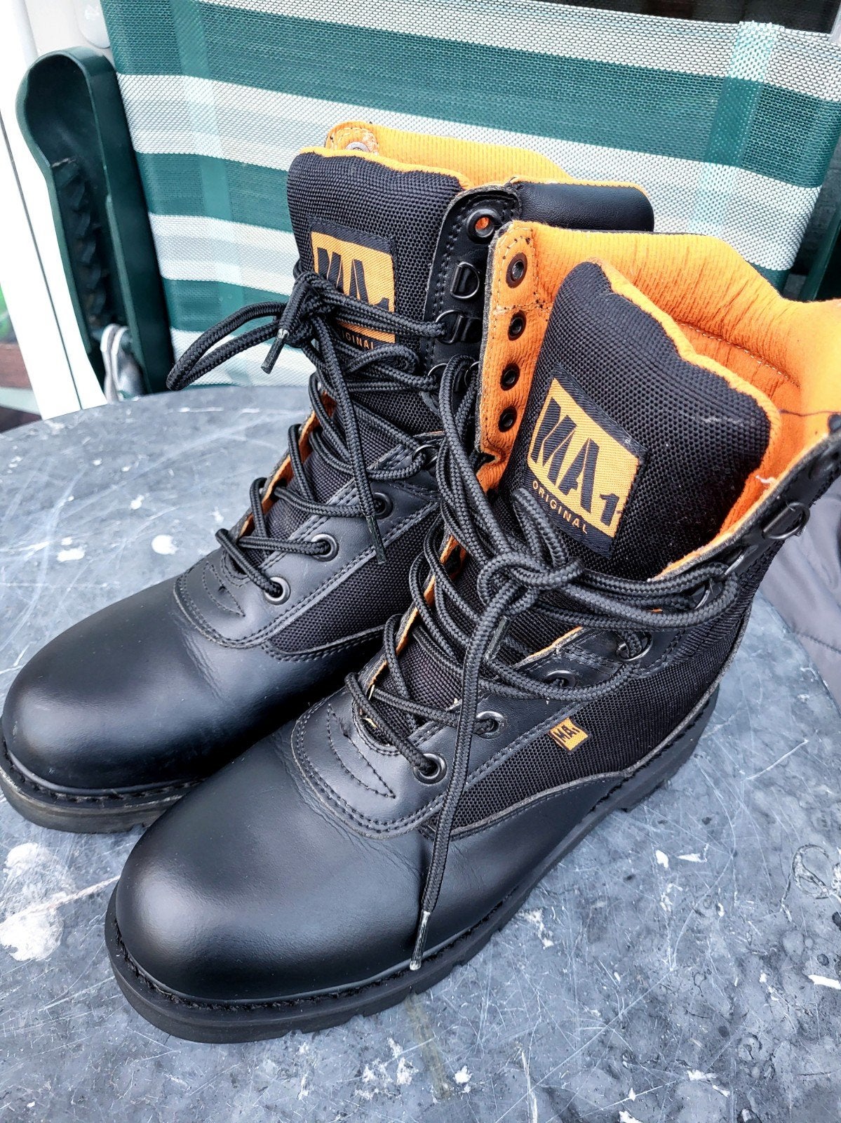 MA-1 Original Army Boots - Zwart, Ophalen of Verzenden, Zwart, Boots