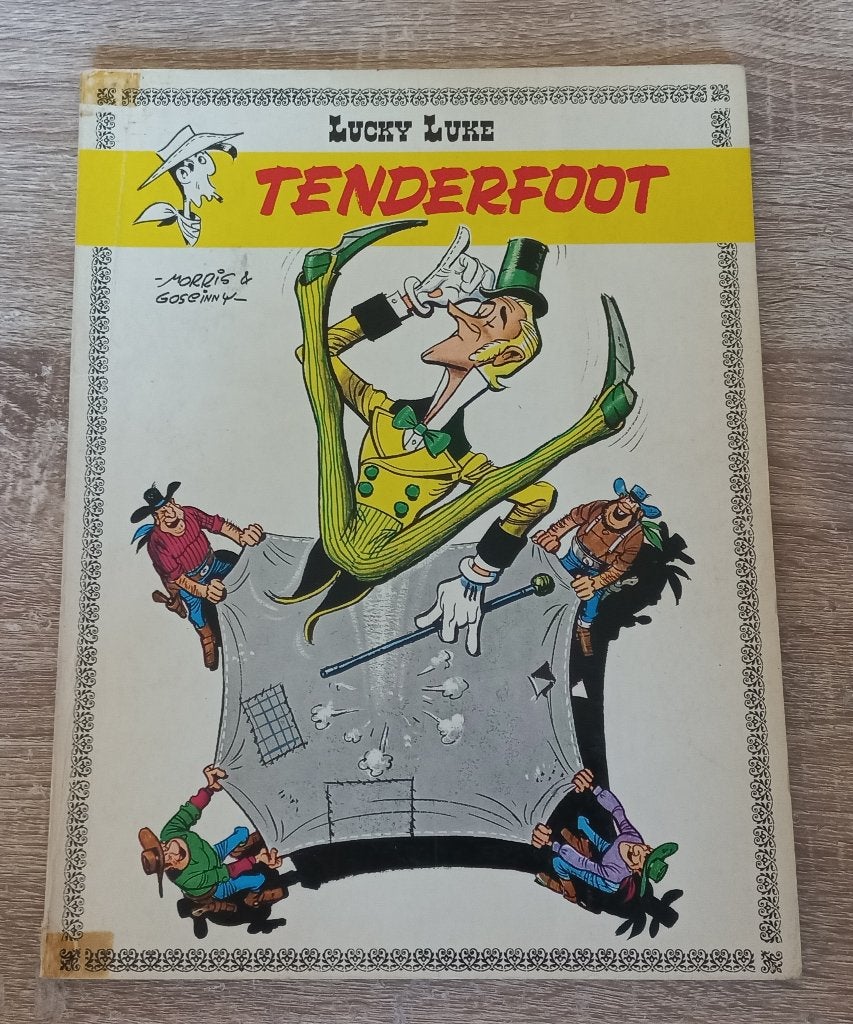 Lucky Luke Tenderfoot (1972), Gelezen, Eén stripboek, Ophalen of Verzenden, Morris & Goscinny
