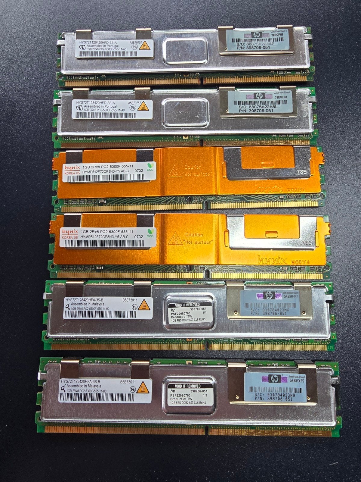 Diverse hpe server onderdelen, Computers en Software, RAM geheugen, Ophalen of Verzenden, DDR2, Desktop