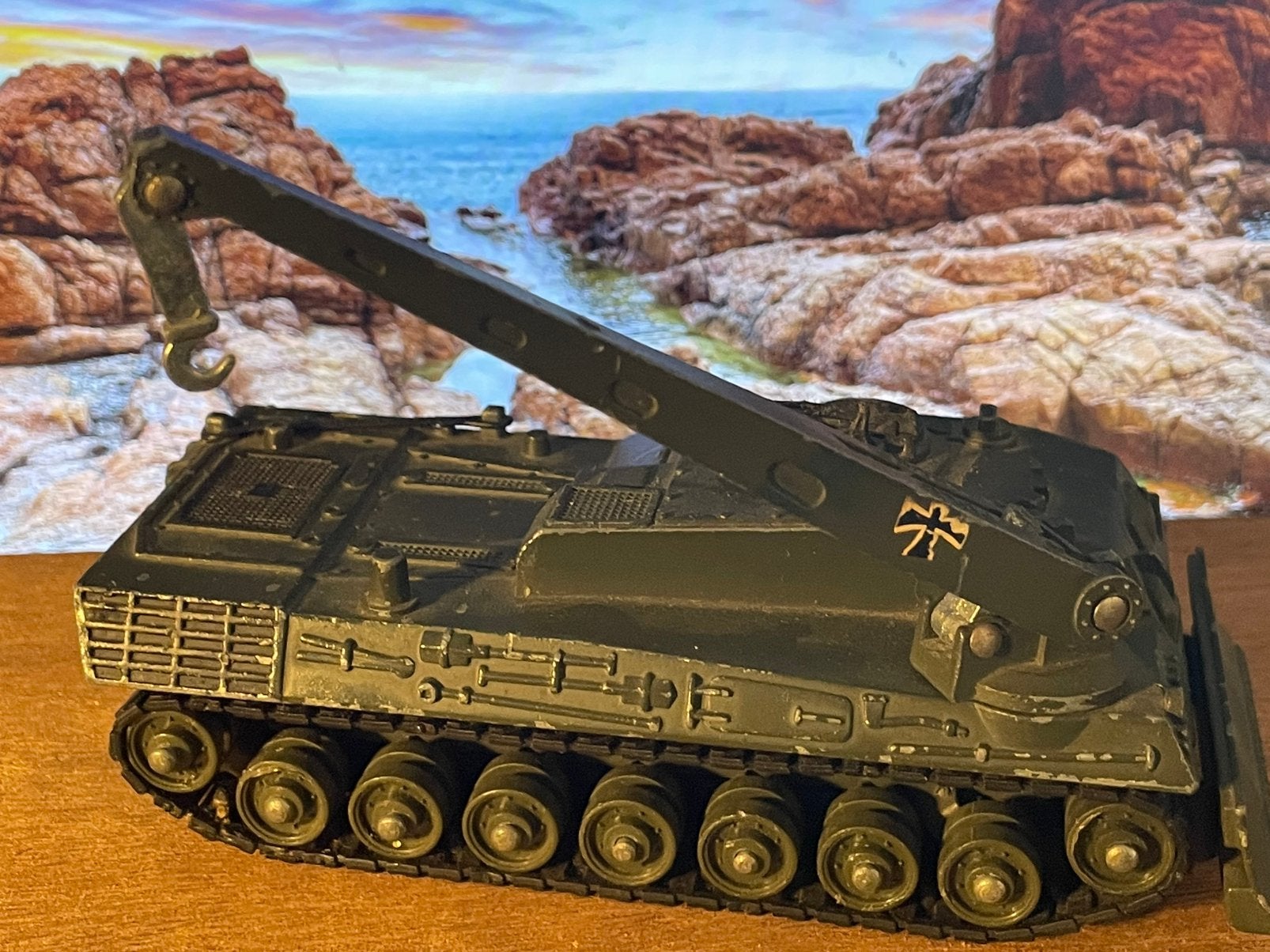Dinky Toys Leopard tank ''Bergepanzer II '', Ophalen of Verzenden, Gebruikt, Overige typen, Dinky Toys