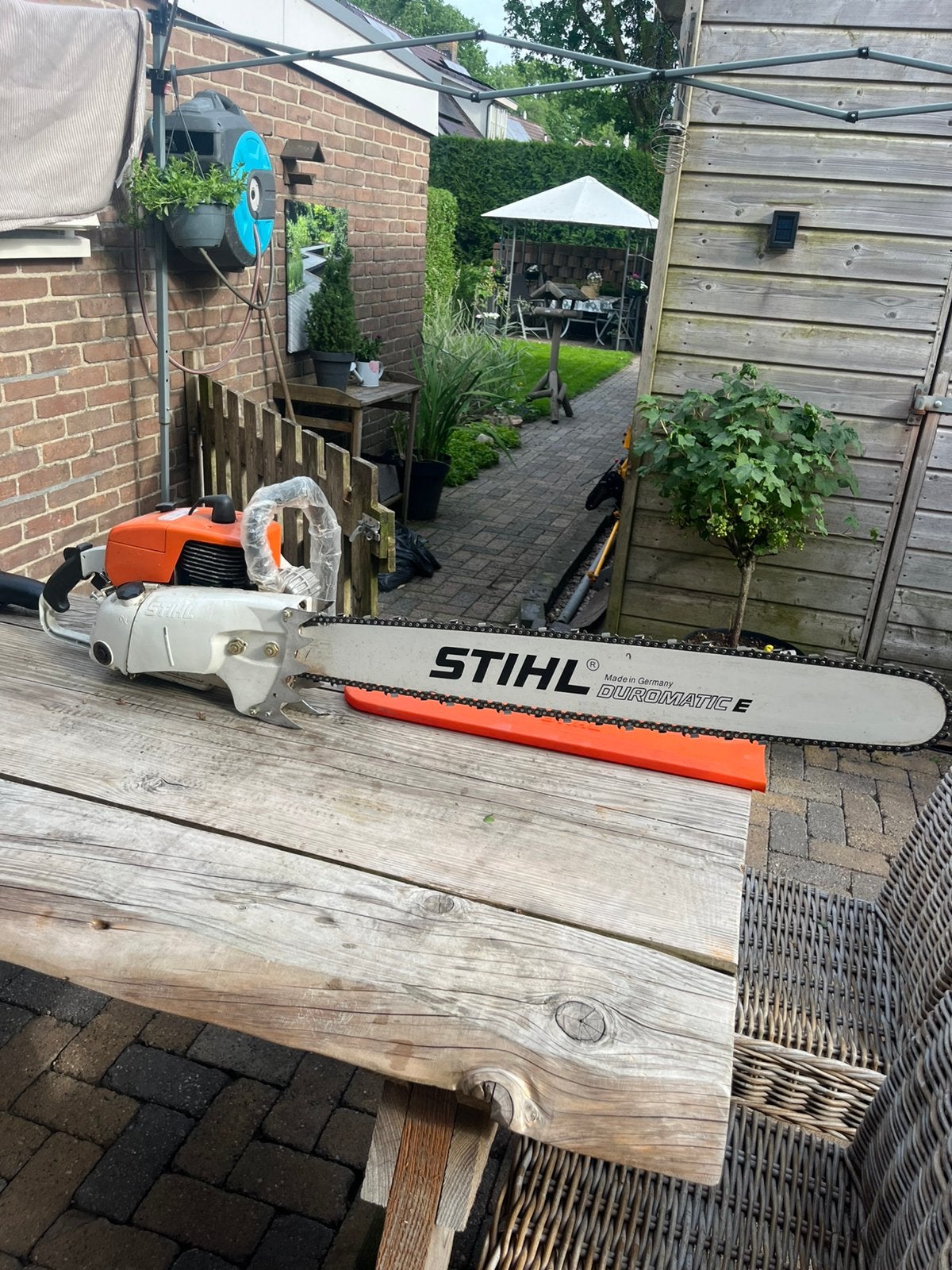 Stihl 070 kettingzaag 85 cm blad, Ophalen, Gebruikt