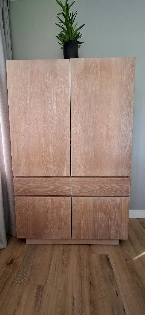 Moderne eiken kast, Ophalen, Met deur(en), Modern, licht eiken, Eikenhout
