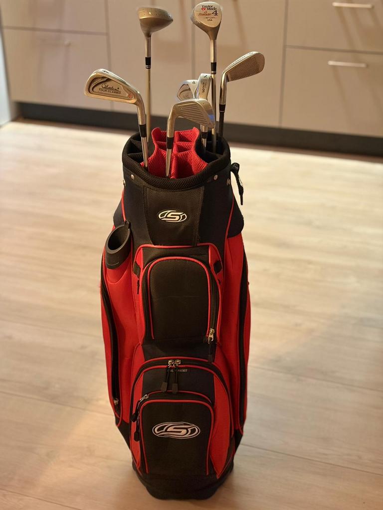 Golfset met Skymaster tas en diverse clubs, Ophalen, Zo goed als nieuw, Set, Overige merken