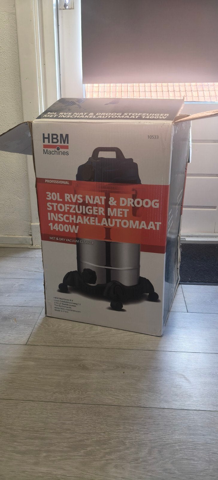 HBM 30 liter stofzuiger opvangemmer., Ophalen, Nieuw