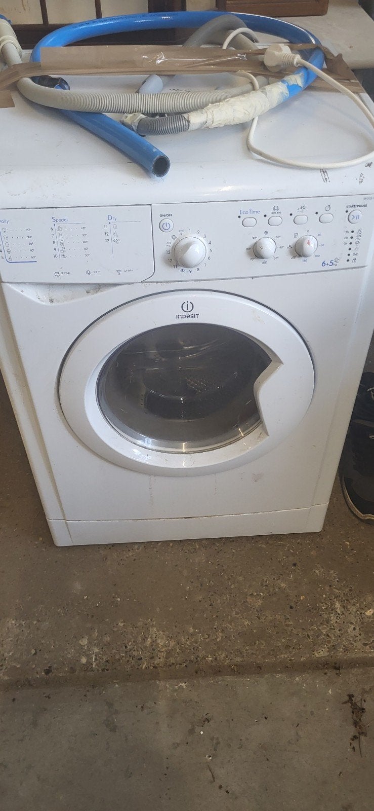 Indesit Wasmachine 6.5 kg - Voorlader, Ophalen of Verzenden