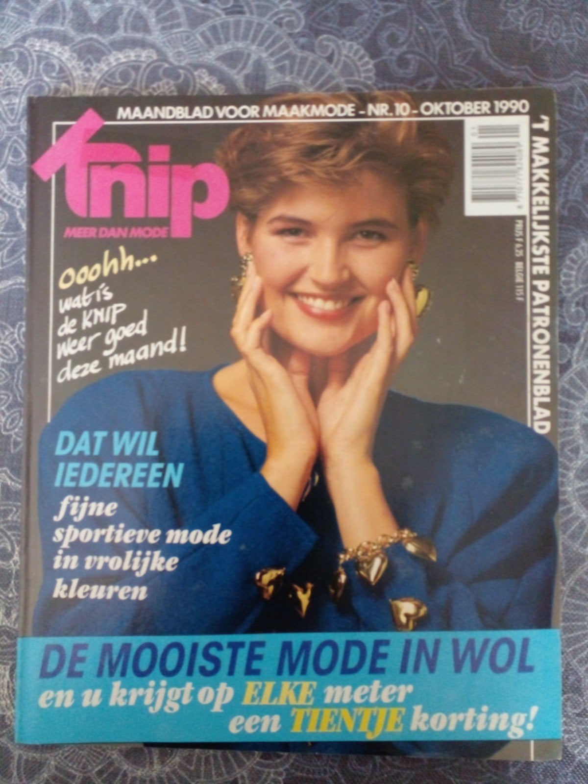 Knipmode Maandblad Oktober 1990 - Vintage Naaipatronen, Verzenden