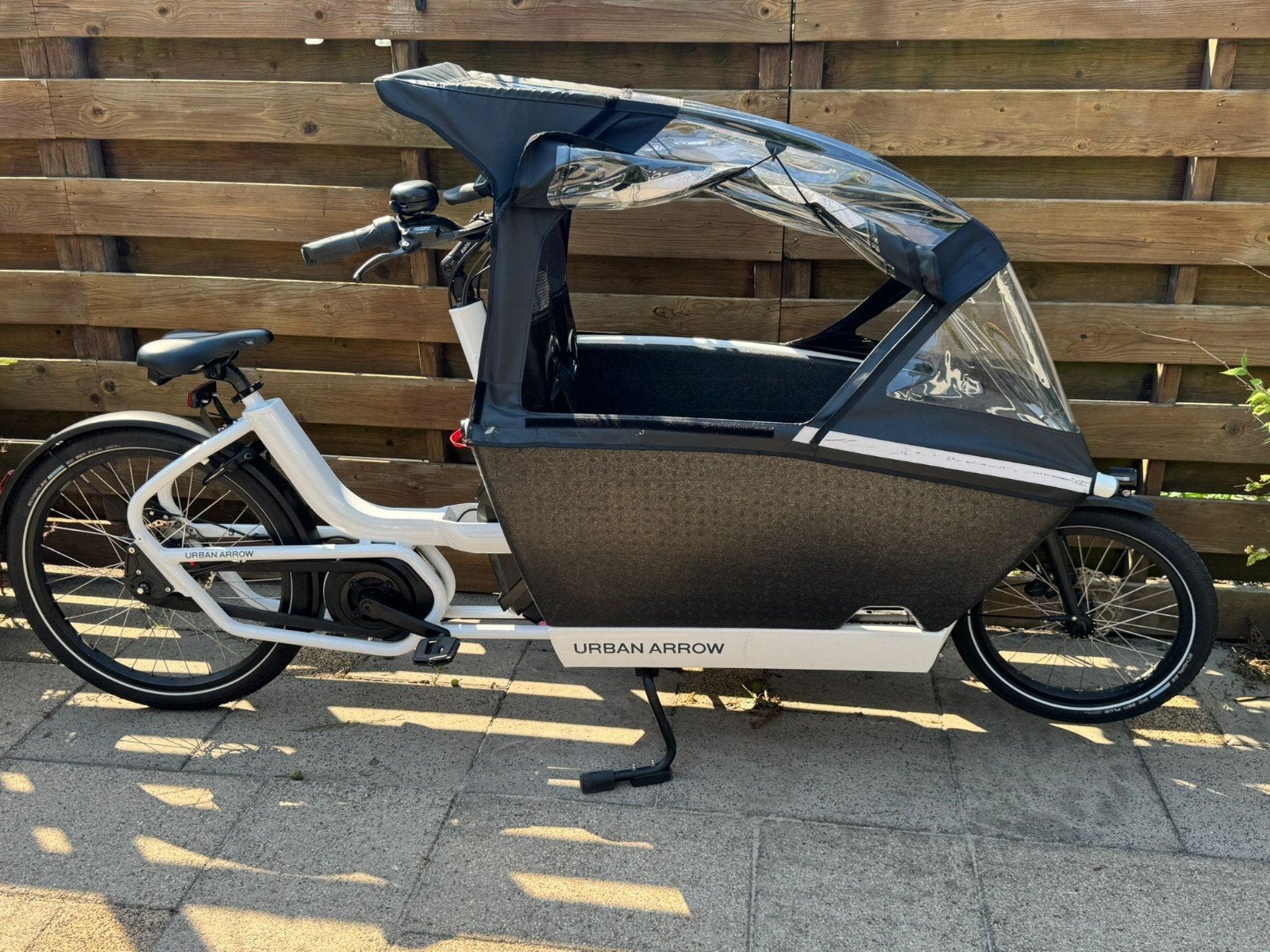 Urban Arrow Performance Line bakfiets met huif, Ophalen of Verzenden, Zo goed als nieuw, 4 kinderen of meer, Huif