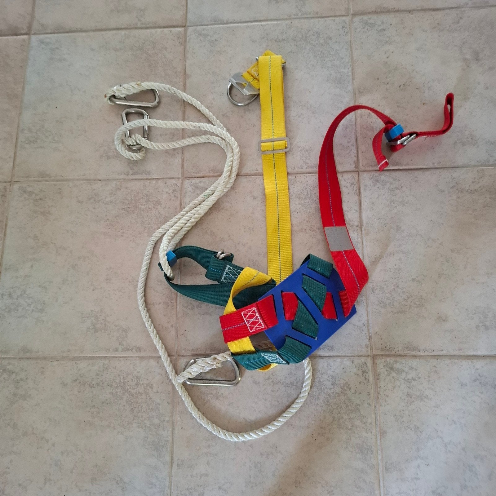 Leeflijn voor zeilen - Veiligheidsharnas en lijn, Watersport en Boten, Ophalen of Verzenden, Gebruikt, Toebehoren, Minder dan 15 m²