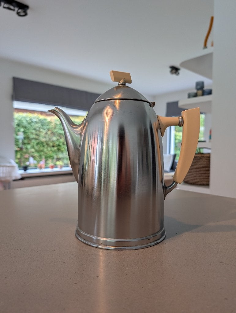 Vintage art-deco kan van Demeyere Inaltérable, Kan, Gebruikt, Overige merken, Vintage