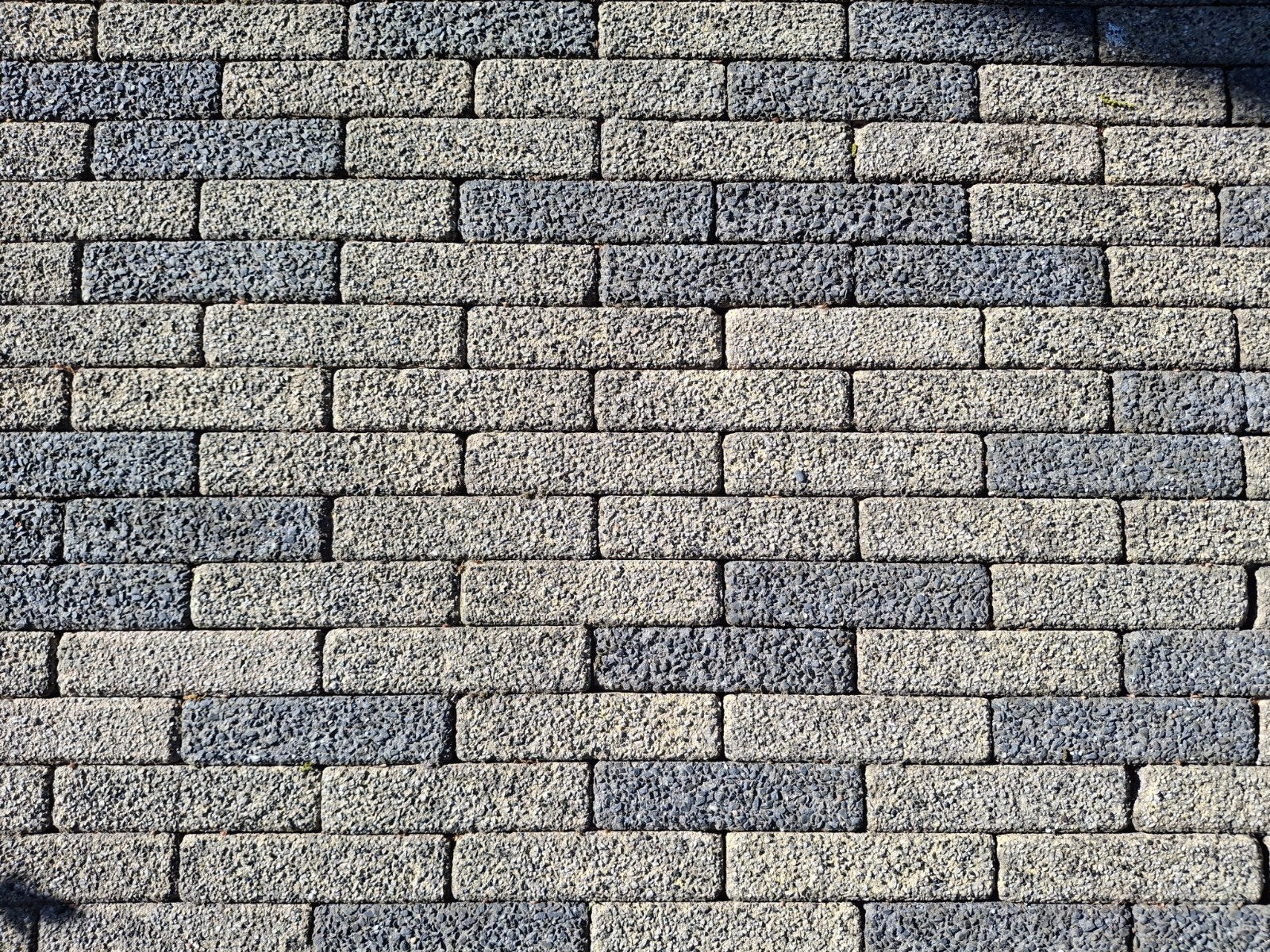 Betonklinker waalformaat, geel/blauw, Tuin en Terras, Ophalen, Gebruikt, Beton