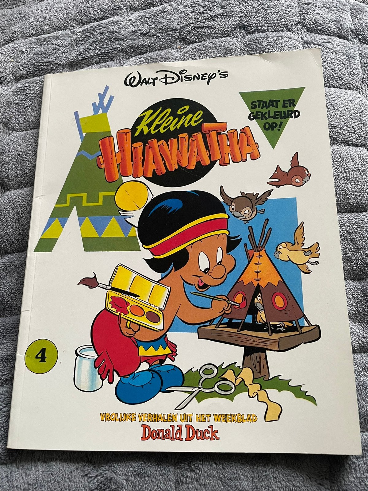 Walt Disney’s kleine Hiawatha - Staat er gekleurd op!, Eén stripboek, Ophalen of Verzenden, Gelezen