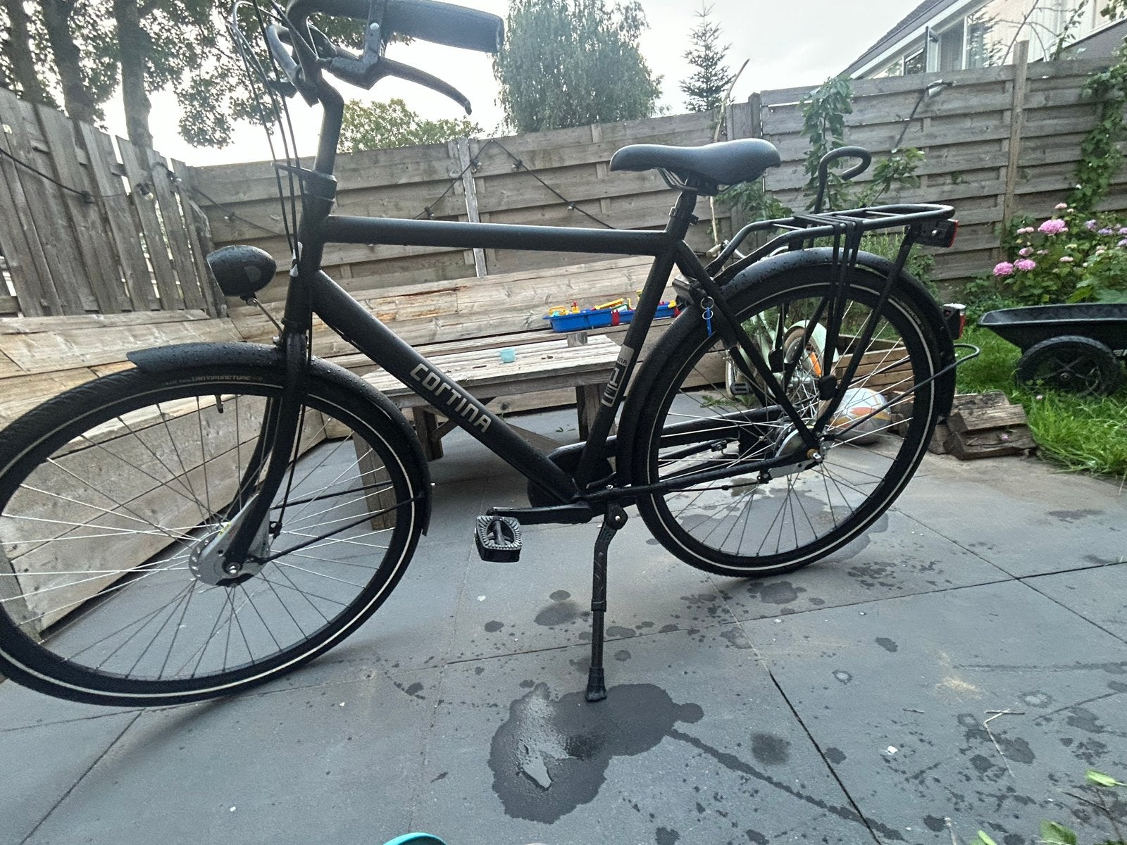 Cortina U1 Herenfiets - Maximaal 100 km gefietst, Versnellingen, Nieuw, 56 cm of meer, Trommelrem