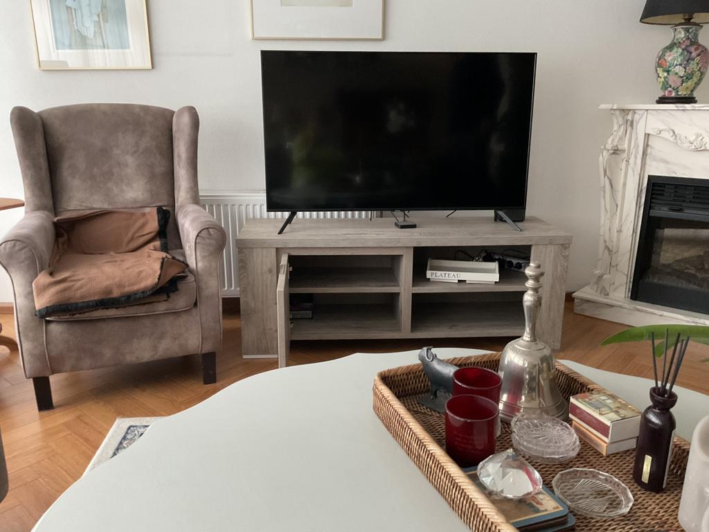 T.V meubel, Huis en Inrichting, Kasten | Televisiemeubels, Ophalen, Gebruikt, 100 tot 150 cm, Minder dan 100 cm