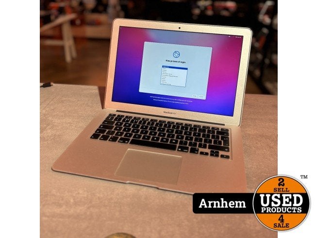 Apple MacBook Air 13" 2017 i5 1.8GHz 8GB 128GB SSD | B-grade, Computers en Software, Apple, Zo goed als nieuw, Support@apple.com