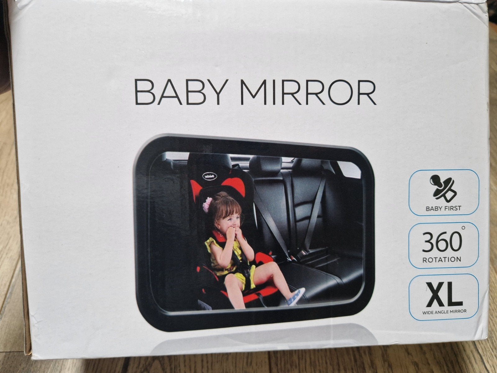 Baby autospiegel 360 draaibaar XL groothoek, Kinderen en Baby's, Ophalen, Nieuw