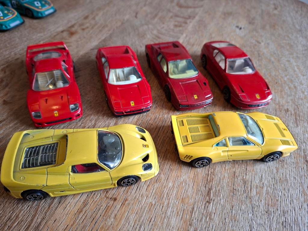 Set van 6 Ferrari modellen Burago, Ophalen of Verzenden, Auto