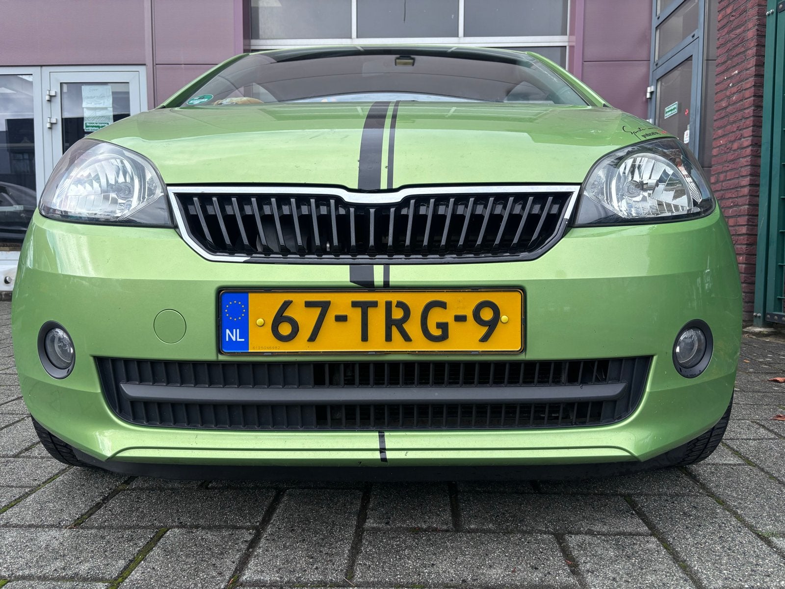 Skoda Citigo 1.0 T 55KW 2012 Groen, Auto's, 74 pk, 4 stoelen, Origineel Nederlands, Bedrijf