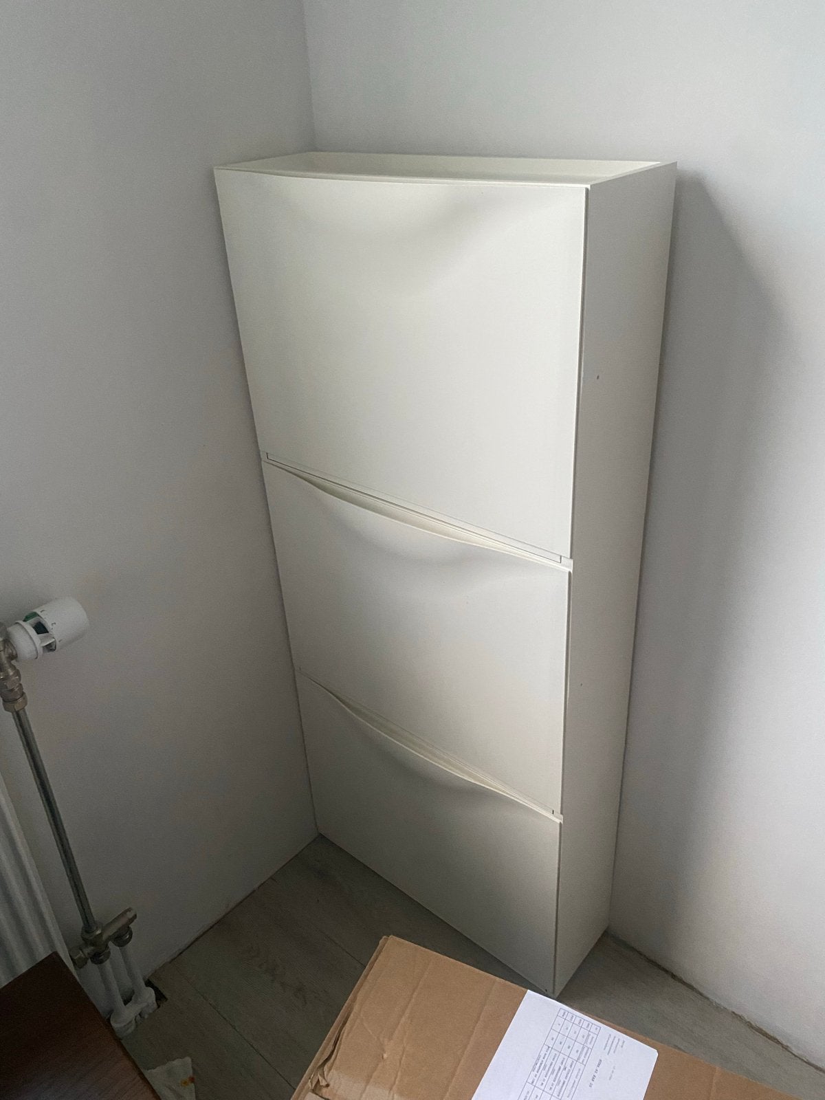 TRONES witte schoenenkast/opberger (3 stuks), Ophalen, Gebruikt
