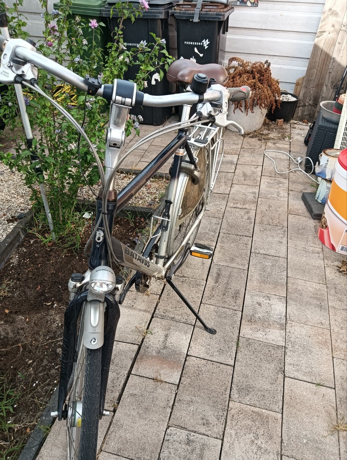 Batavus heren fiets met 21 versnellingen, Ophalen, Gebruikt, Velgrem, Batavus