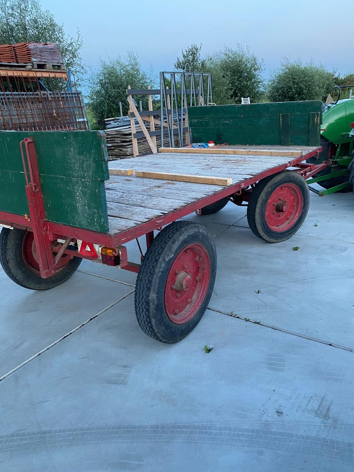 plattewagen, Minder dan 60 liter, Ophalen, Gebruikt, Transportkar