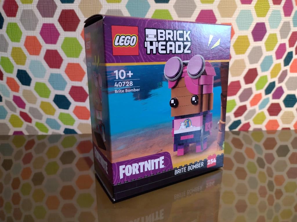 LEGO 40728 BRICK HEADZ 254 Brite Bomber Fortnite, BrickHeadz, Lego, Nieuw, Ophalen of Verzenden