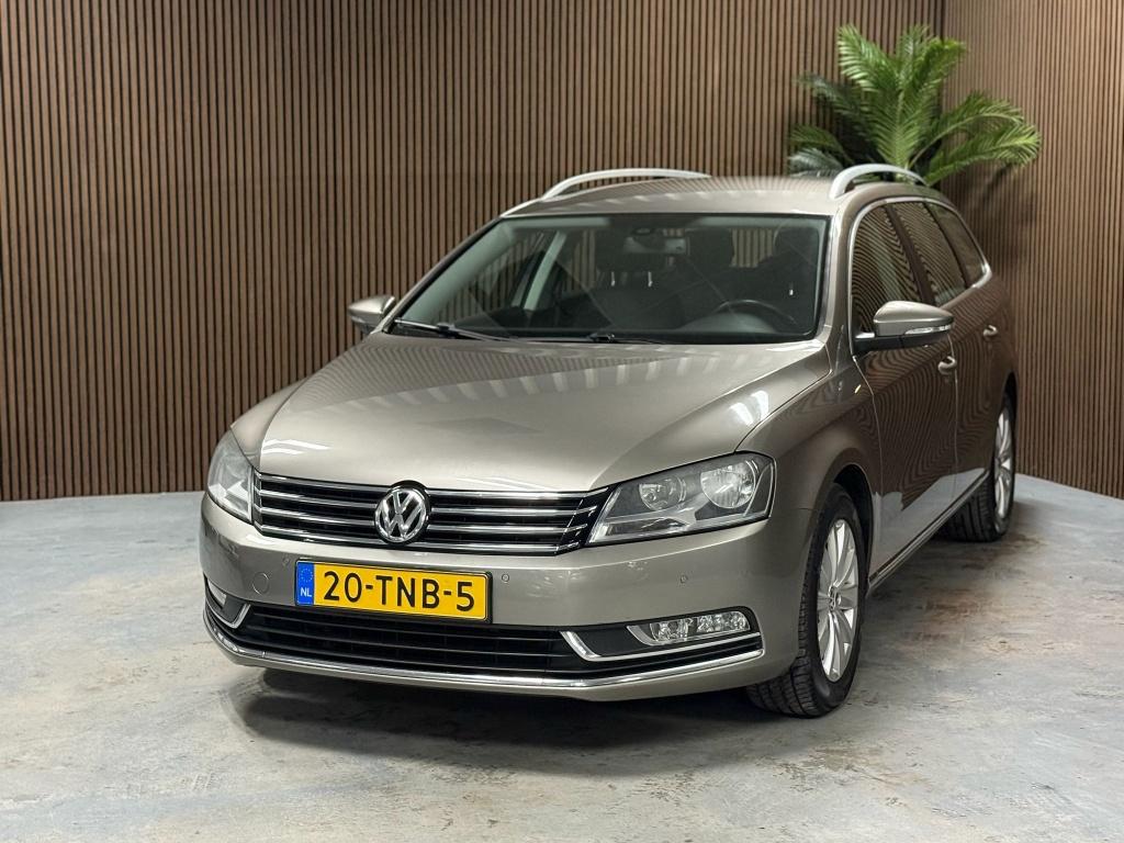 Volkswagen Passat Variant 1.4 TSI Comfl. BlM (bj 2012), Auto's, Volkswagen, Euro 5, Bruin, Origineel Nederlands, Onderhoudsboekje