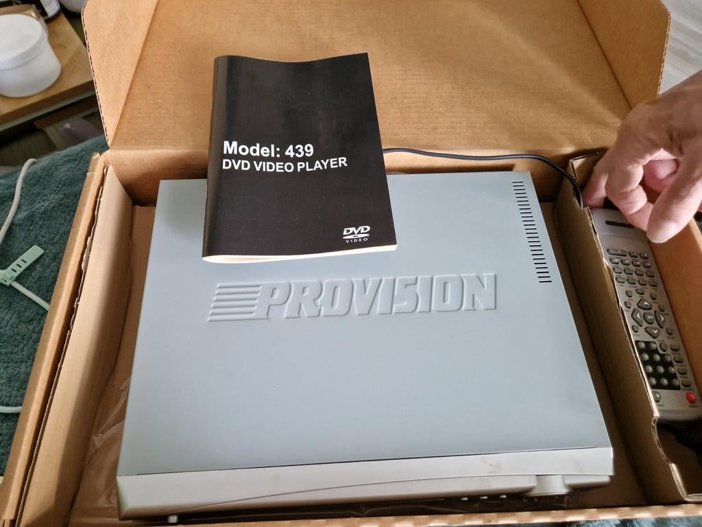 Provision Model 439 DVD Video Speler met afstandsbediening, Ophalen of Verzenden, Zo goed als nieuw, Dvd-speler, Overige merken